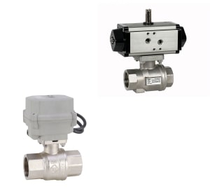 Automatic Ball Valves with thread connection