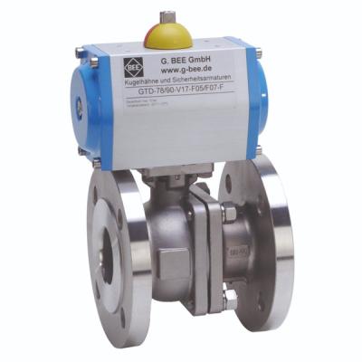 Automatic flange ball valve of stainless steel 300201609020