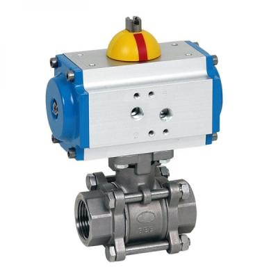 Automatic thread ball valve of stainless steel from G. Bee GmbH with the article number 2060023001025