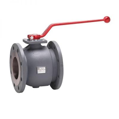 Flange ball valve of nodular cast iron from G. Bee GmbH with the article number ​00V41045