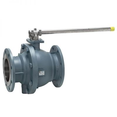 Flange ball valve of nodular cast iron from G. Bee GmbH with the article number ​00V41365