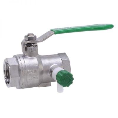 Ball valve with thread connection of stainless steel from G. bee with the article number ​STVORFACF