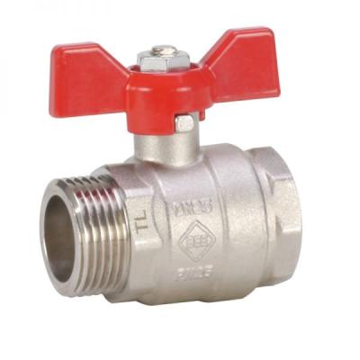 Ball valve with thread connection of brass from G. Bee with the article number 0020062031032