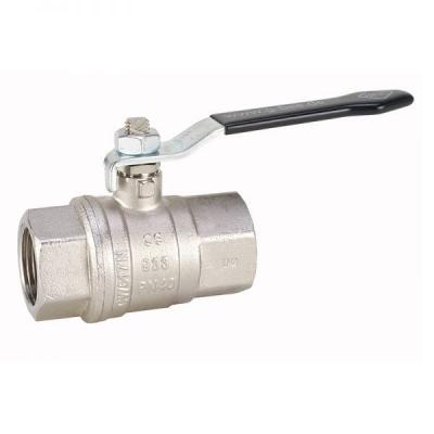 Ball valve with thread connection of brass from G. Bee GmbH with the article number 0020027001025