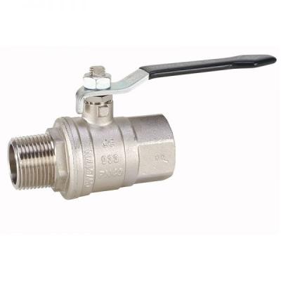 Ball valve with thread connection of brass from G. bee with the article number 0020027011020