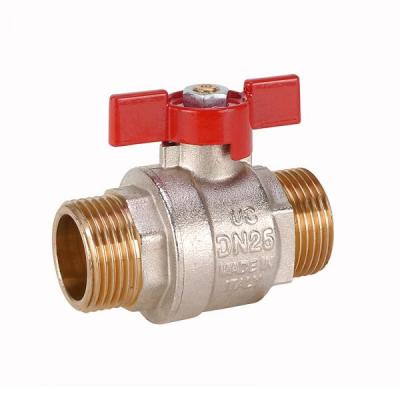 Ball valve with thread connection of brass from G. bee with the article number 0020043031015