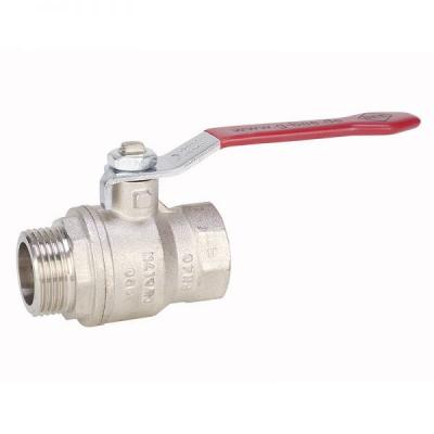 Ball valve with thread connection of brass from G. Bee GmbH with the article number 0020044011015