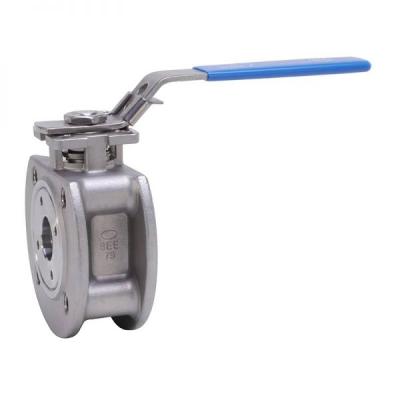 Flange ball valve of stainless steel compact from G. Bee GmbH with the article number ​00V0079150