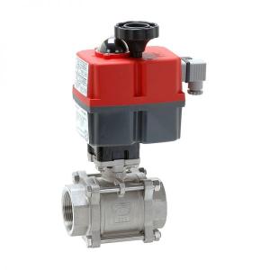 Automatic thread ball valve of stainless steel from G. Bee GmbH with the article number 0060023301010