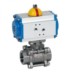 Automatic thread ball valve of stainless steel from G. Bee GmbH with the article number 0060023001010