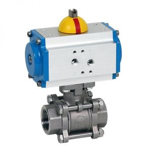 Automatic thread ball valve of stainless steel from G. Bee GmbH with the article number 2060023001065