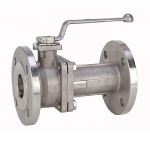 Flange ball valve of stainless steel from G.Bee with the article number ​0060007001015