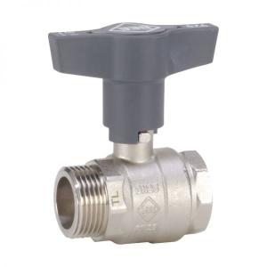 Ball valve with thread connection of brass from G. Bee with the article number 0020062051032