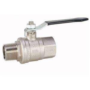 Ball valve with thread connection of brass from G. bee with the article number 0020027011015