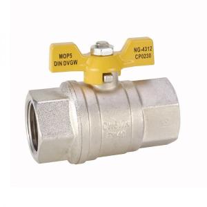 Ball valve with thread connection of brass from G. bee with the article number ​0020038021015